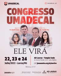 Congresso Umadecal 2022: jovens do Campo de Lavras se reunirão nos dias 22, 23 e 24 de julho