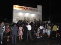 Culto de reinaugura&ccedil;&atilde;o do templo no bairro Novo Horizonte