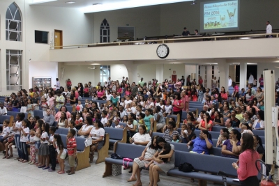 Igreja recebe crian&ccedil;as no Encontro B&iacute;blico Infantil