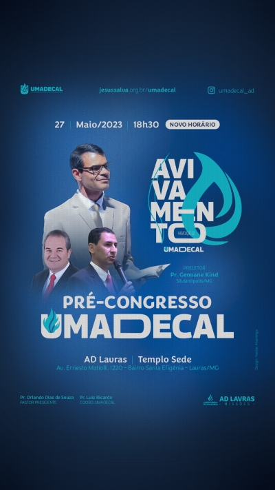 Pr&eacute;-Congresso Umadecal 2023 ser&aacute; no dia 27 de maio