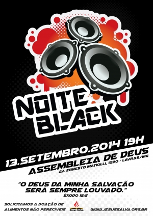 Noite Black, musical mostrará um pouco da cultura Black/Soul Music nos louvores