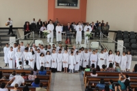 Igreja realiza terceiro batismo nas &aacute;guas do ano