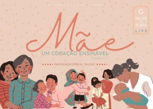 Departamento Infantil realizará live especial de Dia das Mães no sábado 8/5