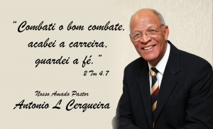 Nota de Falecimento - Pr. Antonio L Cerqueira