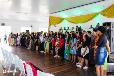 Andrel&acirc;ndia recebe jovens do Campo de Evangeliza&ccedil;&atilde;o no Culto Umadecal