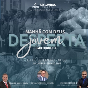 Jovens: Manhã com Deus será realizada no feriado de 7 de setembro