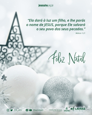 Feliz Natal com Jesus!