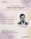 Círculo de Oração Jardim das Oliveiras comemora 62º aniversário nos dias 19 e 20 de março de 2022