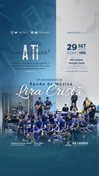 41&ordm; Anivers&aacute;rio da Banda de M&uacute;sica Lira Crist&atilde;