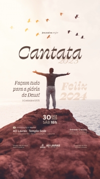 Cantata 2023 ser&aacute; no dia 30 de dezembro