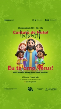 Cantata de Natal Infantil será no dia 23 de dezembro de 2023