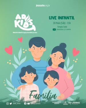 Live Infantil de Maio será realizada no dia 28