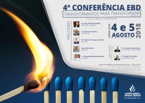 4ª Conferência da EBD é adiada para os dias 4 e 5 de agosto