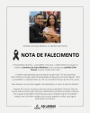 Nota de Falecimento: Jonathas Medeiros e Ludmilla Silva