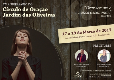 57&ordm; Anivers&aacute;rio do C&iacute;rculo de Ora&ccedil;&atilde;o Jardim das Oliveiras