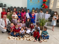 Nascimento de Cristo é celebrado pelo Departamento Infantil da EBD