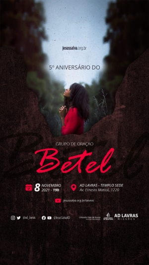 Grupo de Oração Betel comemora 5º aniversário em novembro