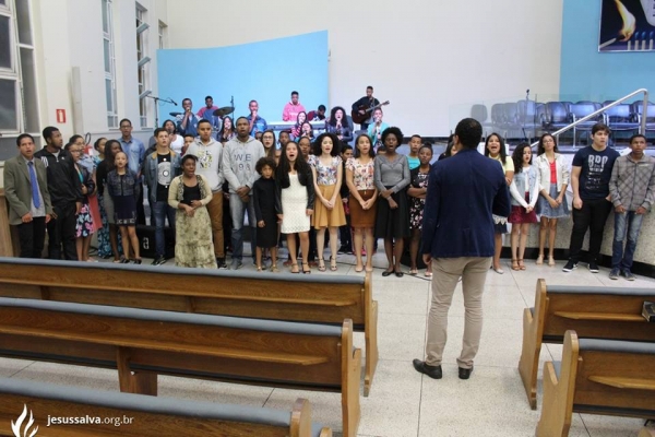 Culto do EBA foi realizado no Templo Sede, veja as fotos