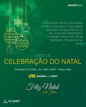 Culto de Celebração do Natal