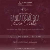 Banda de M&uacute;sica Lira Crist&atilde; celebra 39 anos no dia 22 de outubro